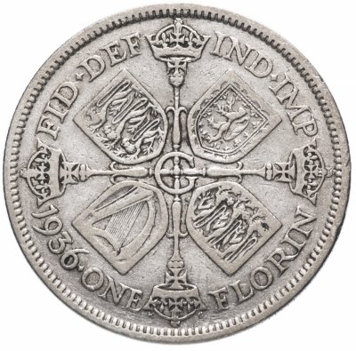 купить Великобритания 1 флорин 1936