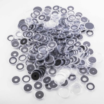 купить Лот б/у круглых капсул разного диаметра (230 штук)