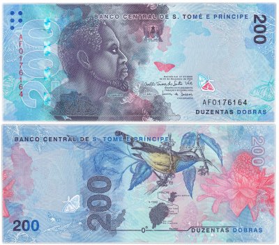 купить Сан-Томе и Принсипи - 200 добра 2020 года (выпуск 2021) P-78 бумага