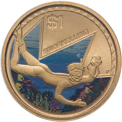 купить Австралия 1 доллар 2013 года "Снорклинг"