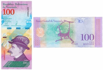 купить Венесуэла 100 боливар 2018 (Pick **) 22.03.2018