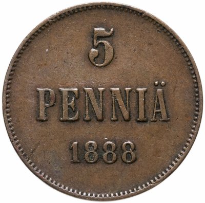 купить 5 пенни (pennia) 1888