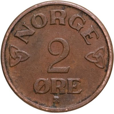 купить Норвегия 2 эре (ore) 1954