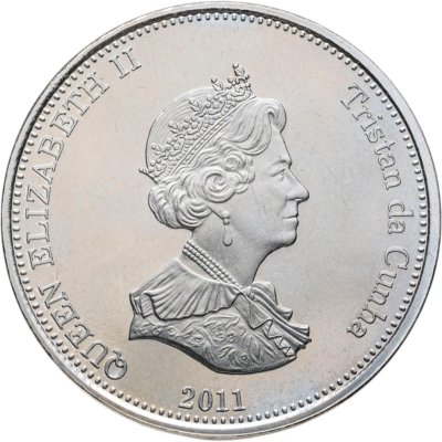 купить Тристан-да-Кунья 1 крона (crown) 2011 остров Найтингейл