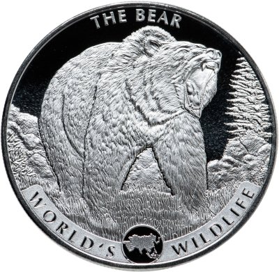 купить Конго 20 франков (francs) 2022 Медведь