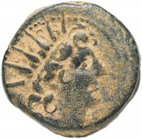купить Селевкиды, Клеопатра Тея и Антиох VIII, 125-121 годы до Р.Х., АЕ19.