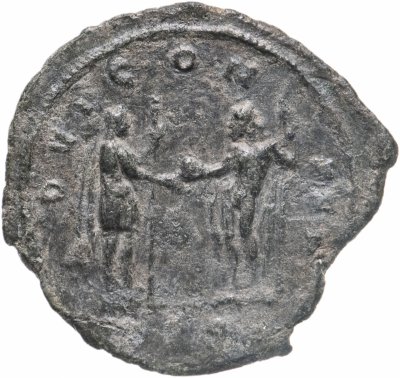 купить Римская Империя, Аврелиан, 270–275 гг, антониниан (реверс: Юпитер передает ипмератору шар)