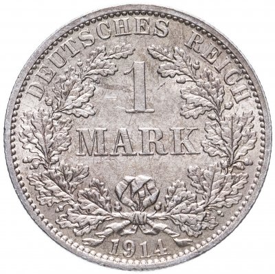 купить Германия, Германская империя 1 марка 1914 A знак монетного двора: "A" - Берлин