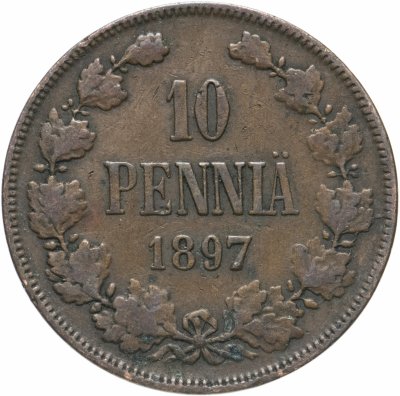 купить 10 пенни (pennia) 1897
