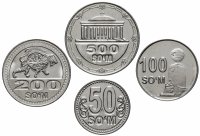 купить Узбекистан набор из 4 монет 2018 года