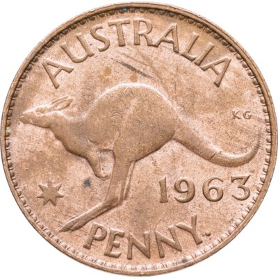 купить Австралия 1 пенни (penny) 1963