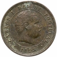купить Португалия 5 рейс (reis) 1893