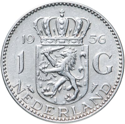 купить Нидерланды 1 гульден (gulden) 1956