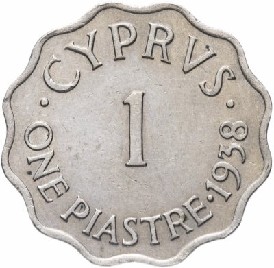 купить Кипр 1 пиастр (piastre) 1938