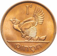 купить Ирландия 1 пенни (penny) 1968