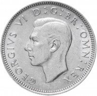 купить Великобритания 1 шиллинг 1945 шотландский тип