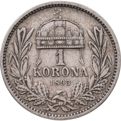 купить Венгрия 1 крона (korona) 1893