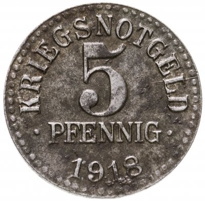 купить Германия (Брауншвейг) нотгельд 5 пфеннигов 1918