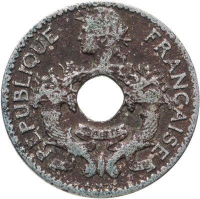 купить Французский Индокитай 5 сантимов (centimes) 1924