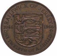 купить Джерси 1/12 шиллинга (shilling) 1966 "900 лет битве при Гастингсе"