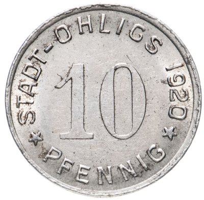 купить Германия (Олигс) нотгельд 10 пфеннигов 1920