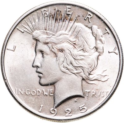 купить США 1 dollar (доллар) 1925 Peace Dollar (Мирный доллар)