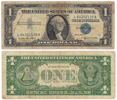 купить США 1 доллар 1957A (Pick 419A)