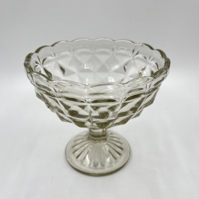 купить Конфетница с рельефным декором, стекло, СССР, 1970-1990 гг.