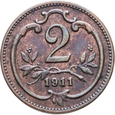 купить Австрия 2 геллера (heller) 1911
