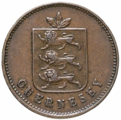 купить Гернси 4 дубля (doubles) 1830
