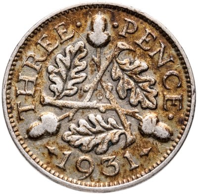 купить Великобритания 3 пенса (pence) 1931 Георг V