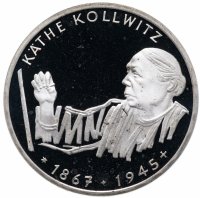 купить Германия 10 марок 1992 "125 лет со дня рождения Кете Кольвиц" (G)