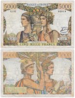 Купить Франция 5000 франков 1952 (Pick 131с)