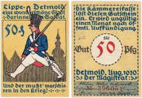 купить Германия (Липпе-Детмольд) 50 пфеннигов 1920
