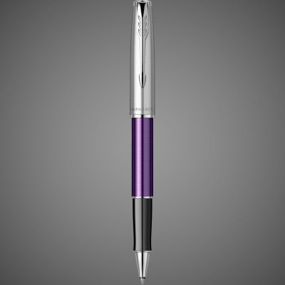 купить Ручка-роллер Parker Sonnet Essentials Violet SB Steel CT, цвет чернил black, перо: F, в подарочной упаковке., Металлы: нержавеющая сталь, палладий, пластик, 2026 г.