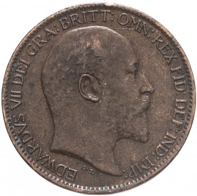 купить Великобритания 1 фартинг (farthing) 1906