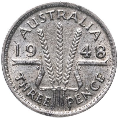 купить Австралия 3 пенса (pence) 1948