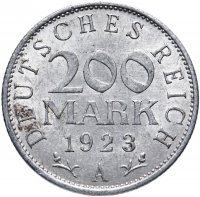 купить Германия 200 марок 1923 A