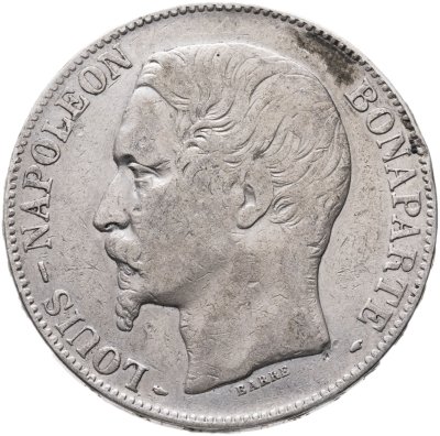 купить Франция 5 франков (francs) 1852 Наполеон III
