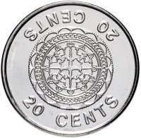 Купить Соломоновы Острова 20 центов (cents) 2008