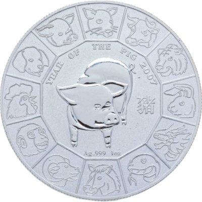 купить Ниуэ 1 доллар 2007 Proof "Год Свиньи - лунный календарь"