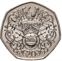 купить Остров Мэн 20 пенсов (pence) 1982