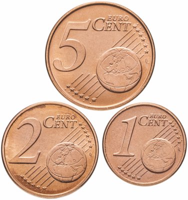 купить Нидерланды годовой набор 1,2,5 центов 2003 (3 монеты, UNC)