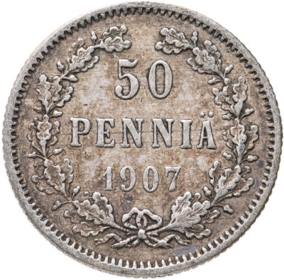купить 50 пенни (pennia) 1907 L