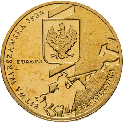 купить Польша 2 злотых 2010 "90-я годовщина Варшавского сражения"