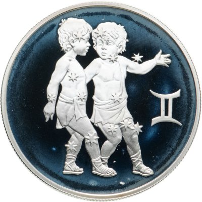 купить 2 рубля 2003 ММД Близнецы