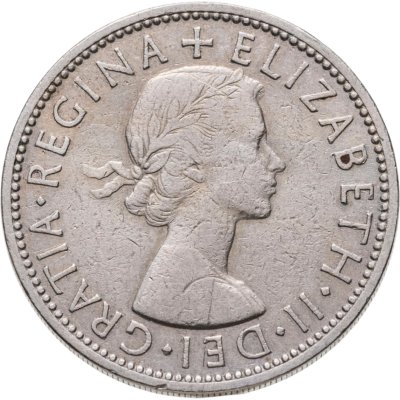 купить Великобритания 2 шиллинга (флорин, shillings) 1955