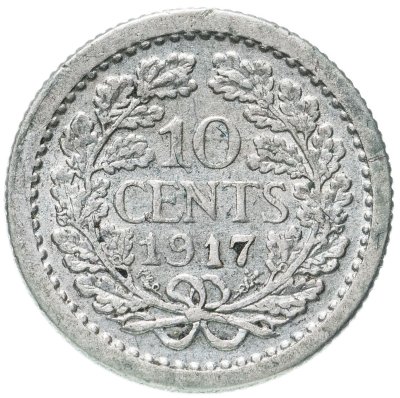 купить Нидерланды 10 центов (cents) 1917