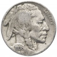 купить США 5 центов 1936 г. Buffalo Nickel