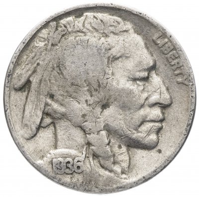 купить США 5 центов 1936 г. Buffalo Nickel